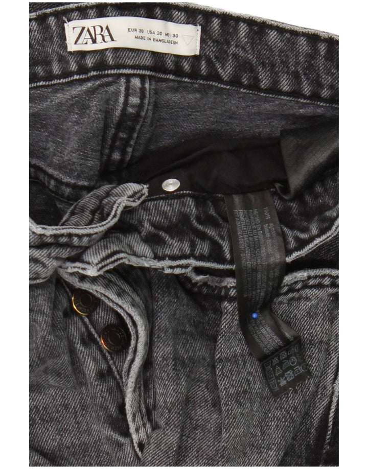 Zara Herren Slim Jeans EU 38 Small W30 L26 Graue Baumwolle
