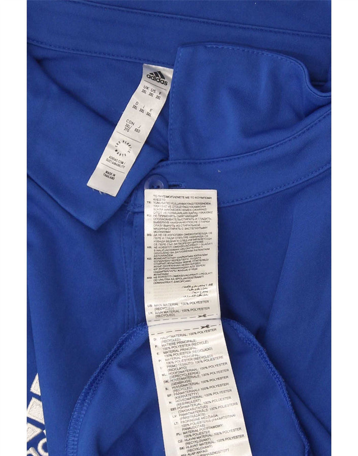 Adidas Herren Aeroready Poloshirt 3XL Blau Polyester