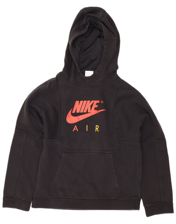 Nike Mädchen-Kapuzenpullover mit Grafik, 12–13 Jahre, Größe L, Schwarz, Sport