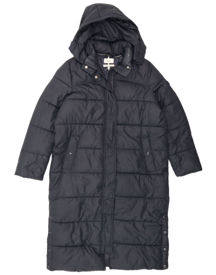 Joules Damen-Kapuzenübergroßer, gepolsterter Mantel UK 10 Small Marineblau Polyester
