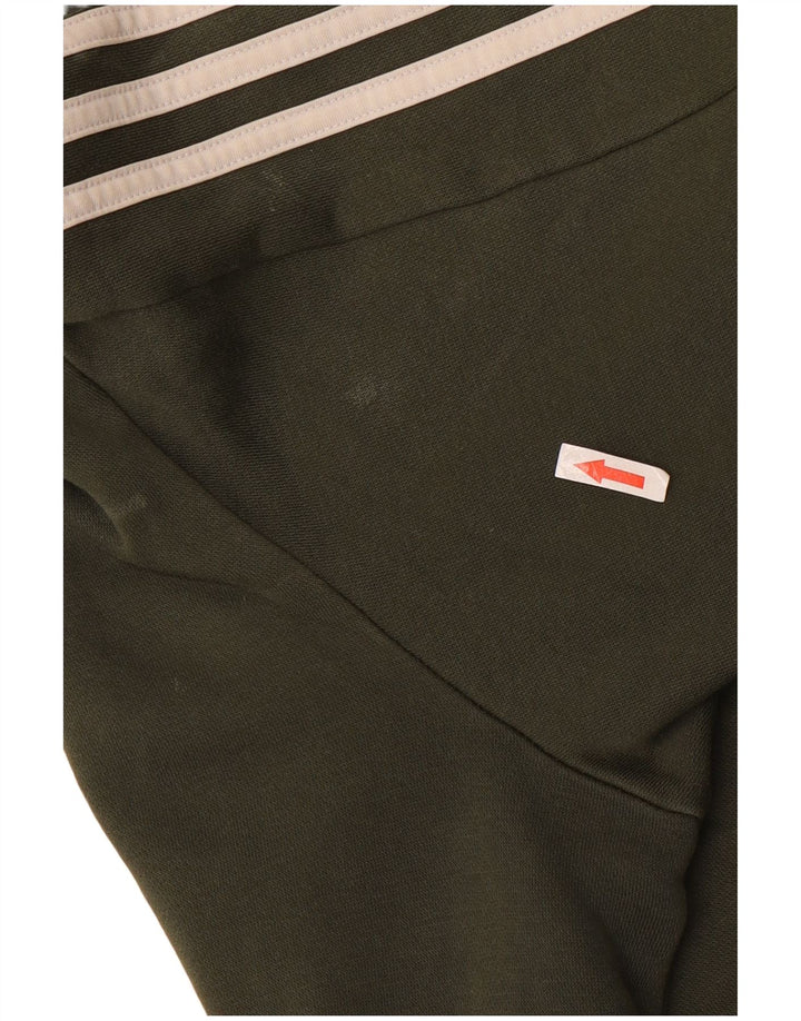 Adidas Herren Sweatshirt Pullover Large Khaki Colourblock Baumwolle