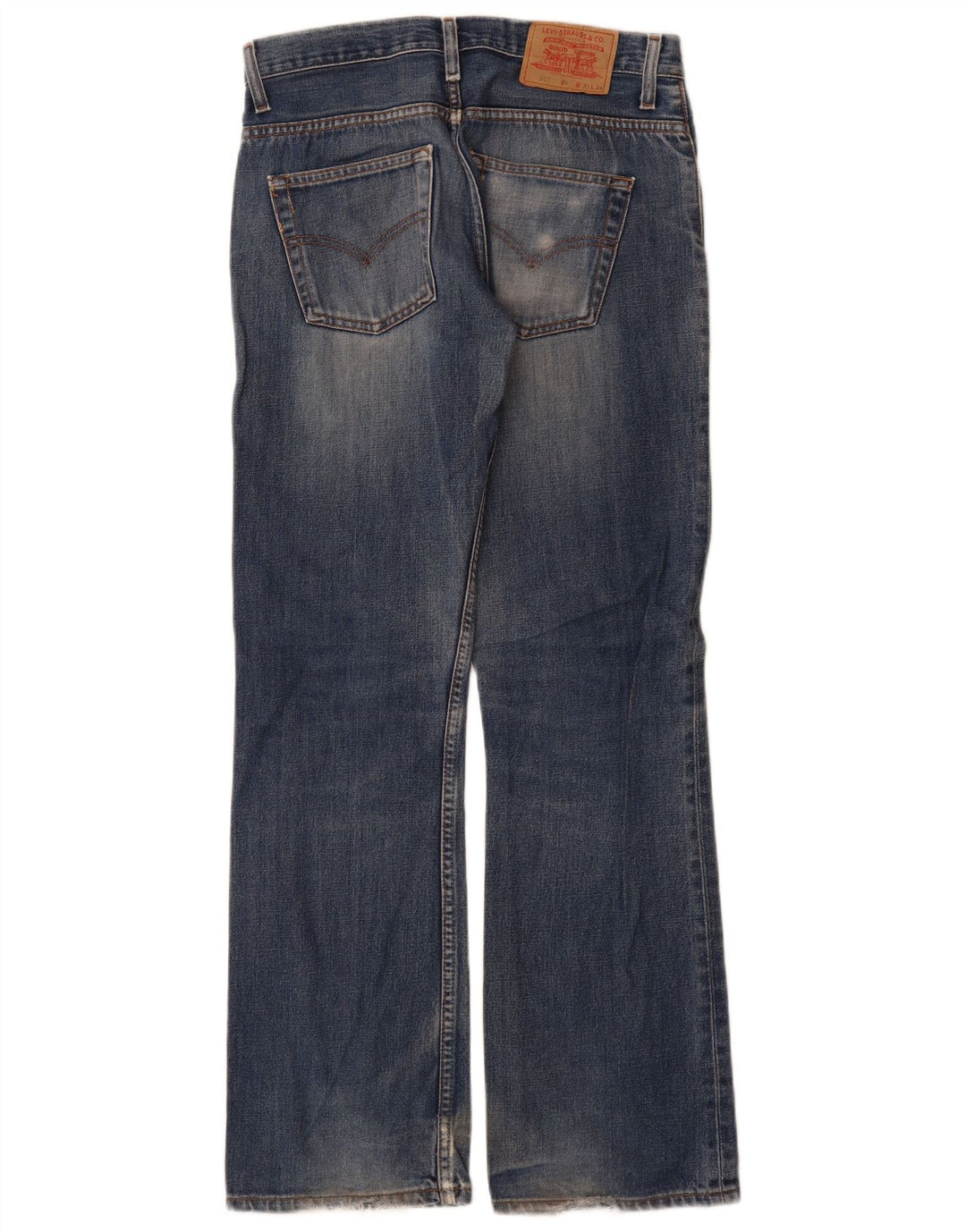 Levi's Herren 507 Bootcut Jeans W31 L34 Blaue Baumwolle