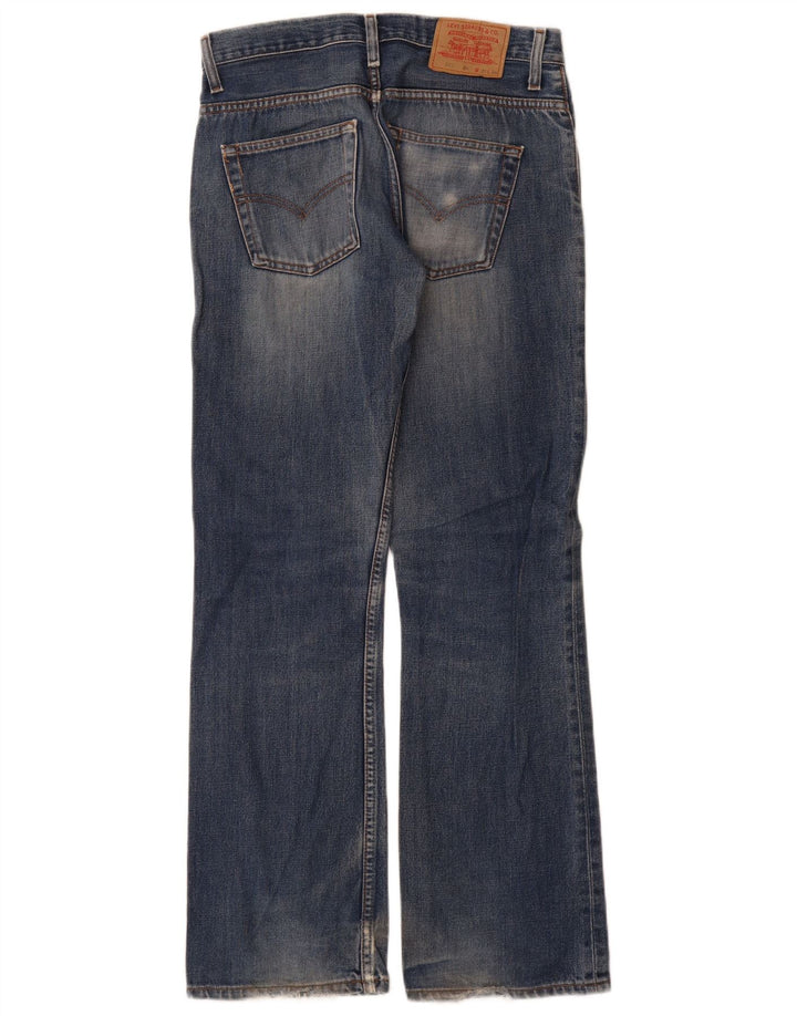 Levi's Herren 507 Bootcut Jeans W31 L34 Blaue Baumwolle