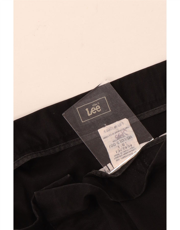 Lee Damen Chinoshorts US 18 2XL W34 Schwarze Baumwolle