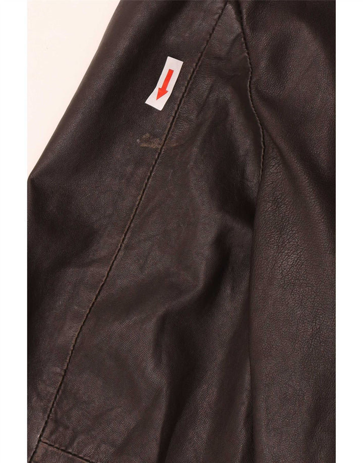 Superdry Herren Militärlederjacke UK 42 XL Braun