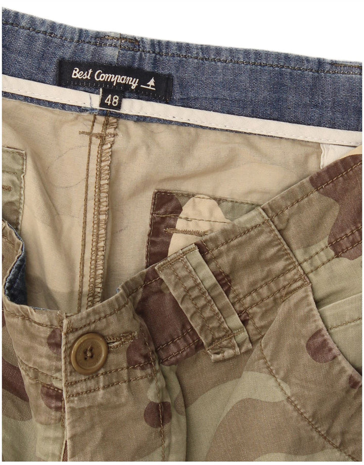 Best Company Damen Cargoshorts IT 48 Medium W36 Khaki Camouflage