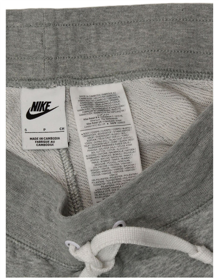 Nike Herren-Sportshorts mit Grafik, Größe S, graue Baumwolle