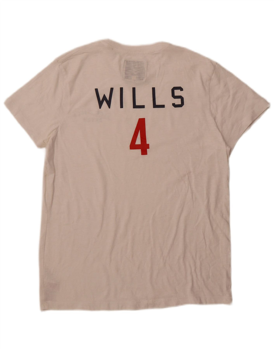 JACK WILLS Herren-T-Shirt mit Grafik, Größe L, aus weißer Baumwolle