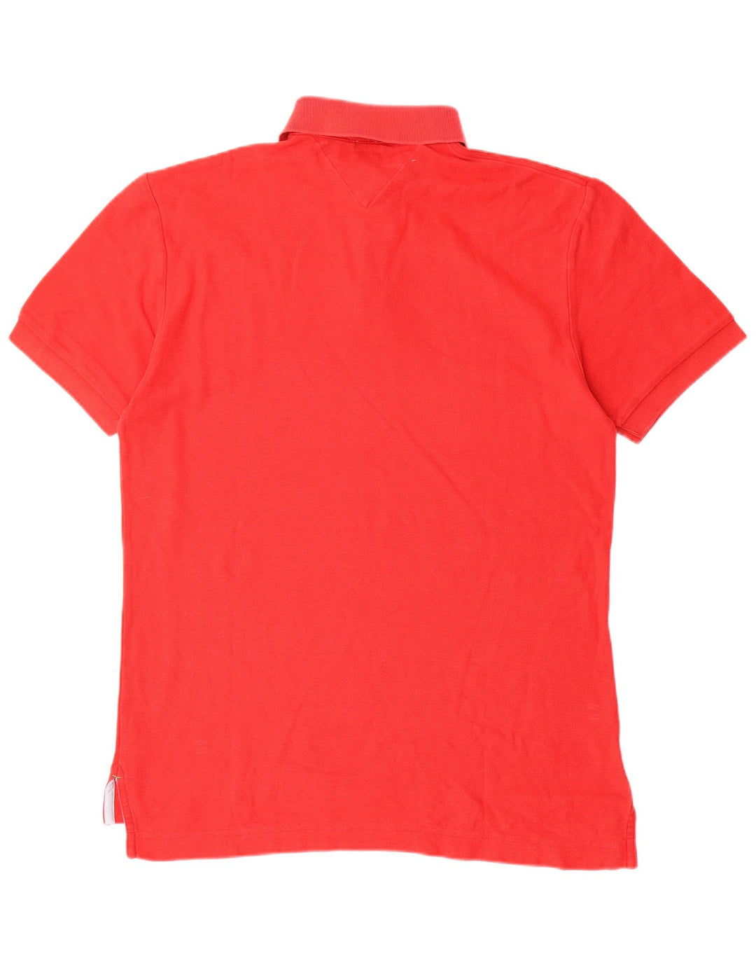 TOMMY HILFIGER Herren Poloshirt Mittelrote Baumwolle