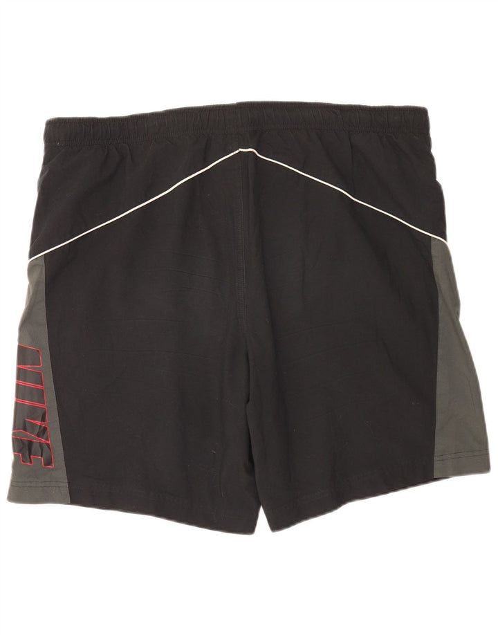 Nike Herren-Sportshorts mit Grafik, groß, schwarzes Farbblock-Polyester