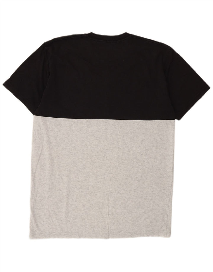Vans Herren-T-Shirt mit klassischer Passform aus mittelgrauer Colourblock-Baumwolle