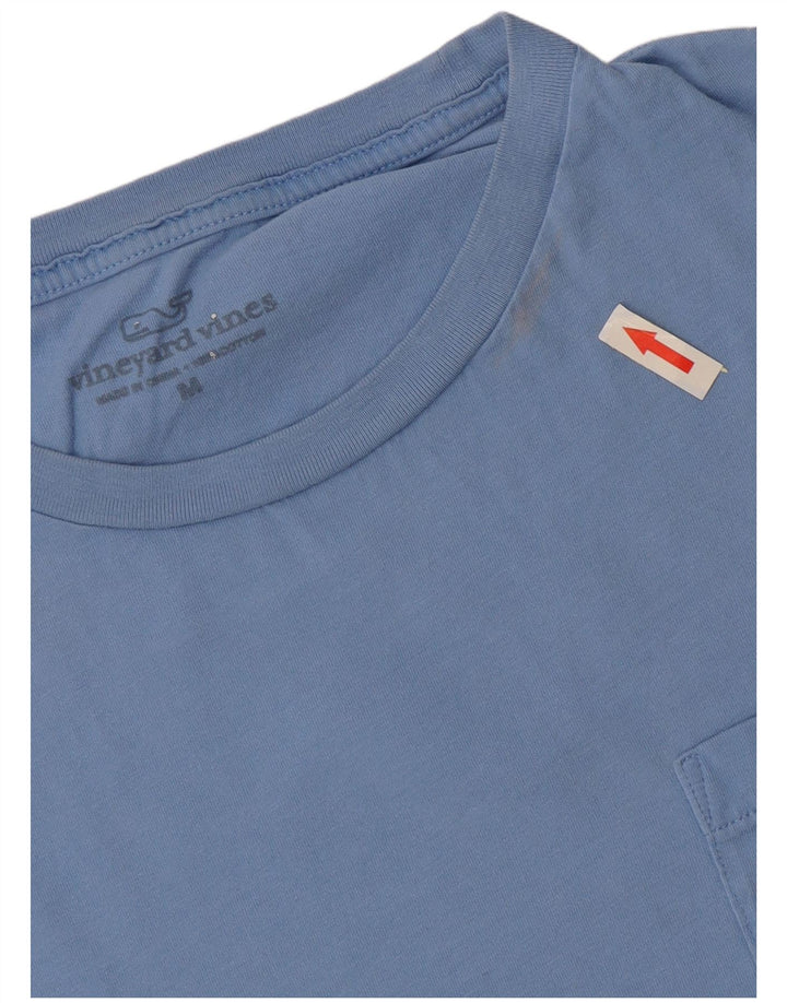 Vineyard Vines Herren-T-Shirt mit Grafik, mittelblaue Baumwolle