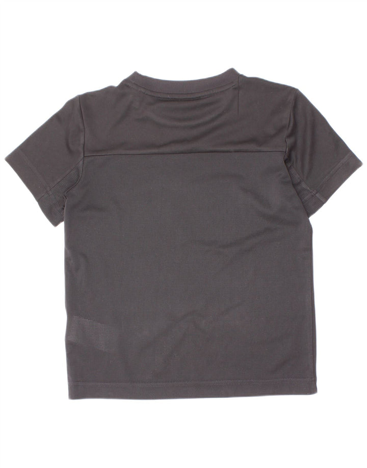Adidas Jungen Climacool Graphic T-Shirt Top 5–6 Jahre 2XS Schwarz Polyester