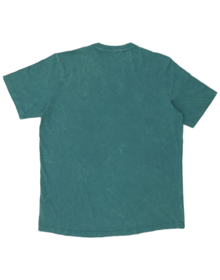 Adidas Herren T-Shirt Top mittelblaue Baumwolle