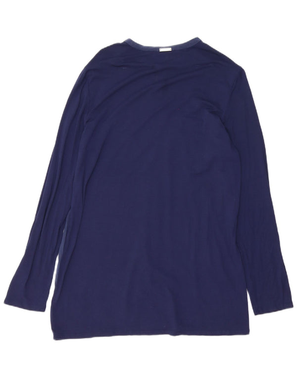 Liu Jo Damen-Etuikleid mit langen Ärmeln, UK 10, Größe S, Marineblau, Viskose