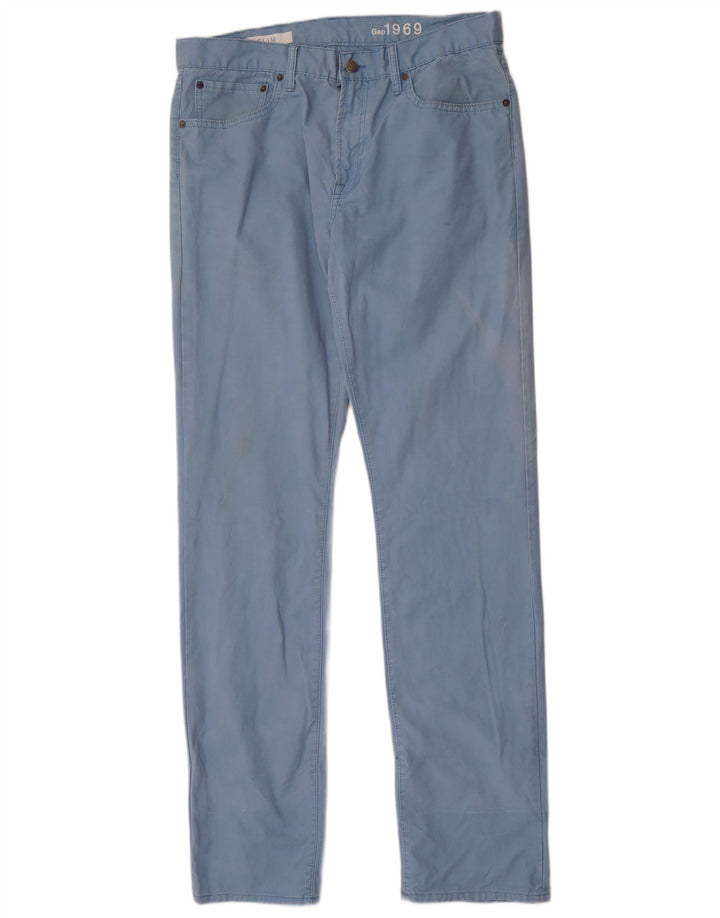 Gap Herren Slim Freizeithose W34 L34 Blaue Baumwolle