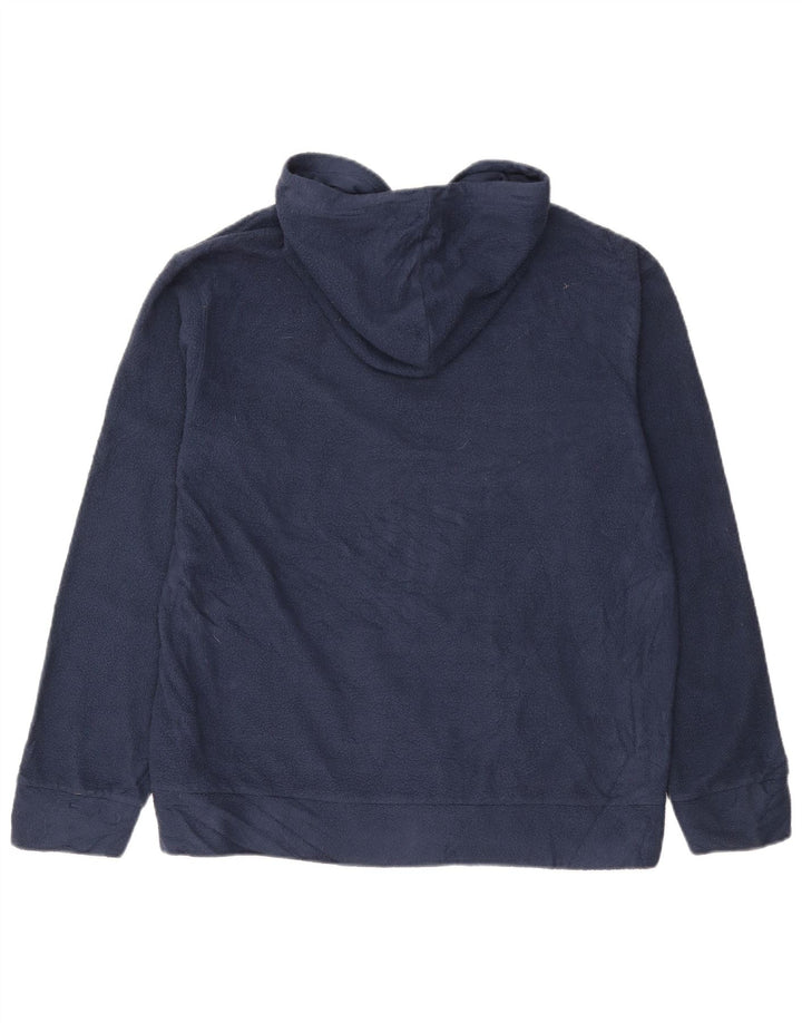 Dickies Herren-Fleecepullover mit Kapuze, UK 38/40, mittelmarineblaues Polyester