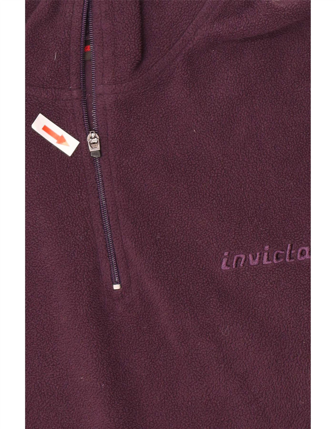 Invicta Damen-Fleecepullover mit Reißverschluss, UK 14, Mittelviolett, Polyester
