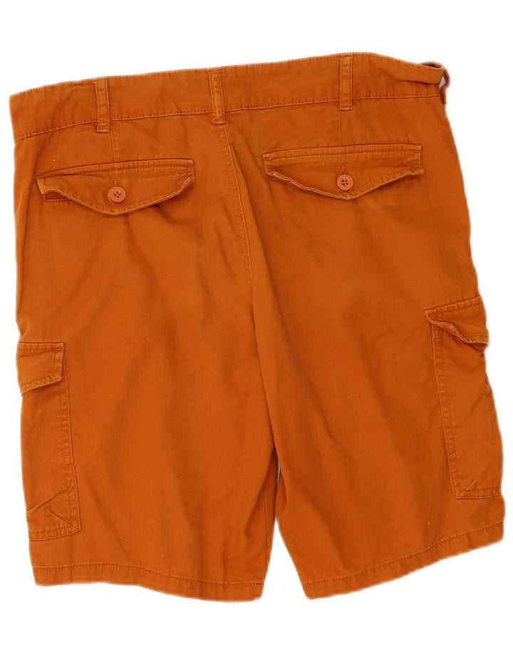 Mountain Warehouse Herren-Cargoshorts, W34, Größe L, Orange, Baumwolle