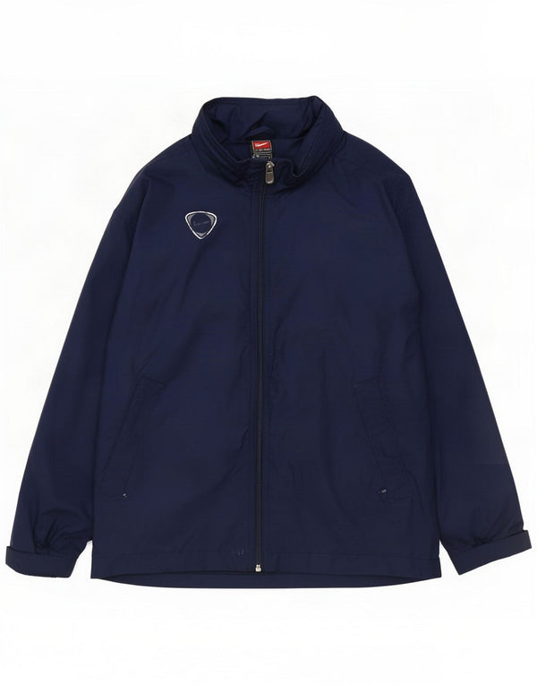Nike Regenjacke für Jungen, 10–11 Jahre, mittelblaues Nylon, mittelblau