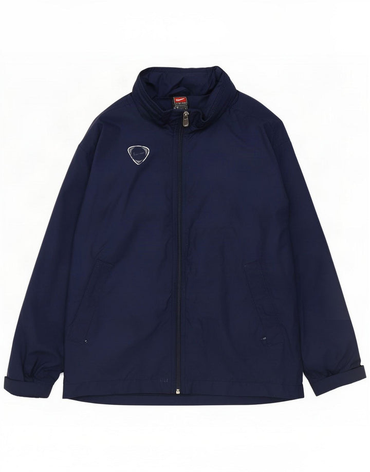 Nike Regenjacke für Jungen, 10–11 Jahre, mittelblaues Nylon, mittelblau