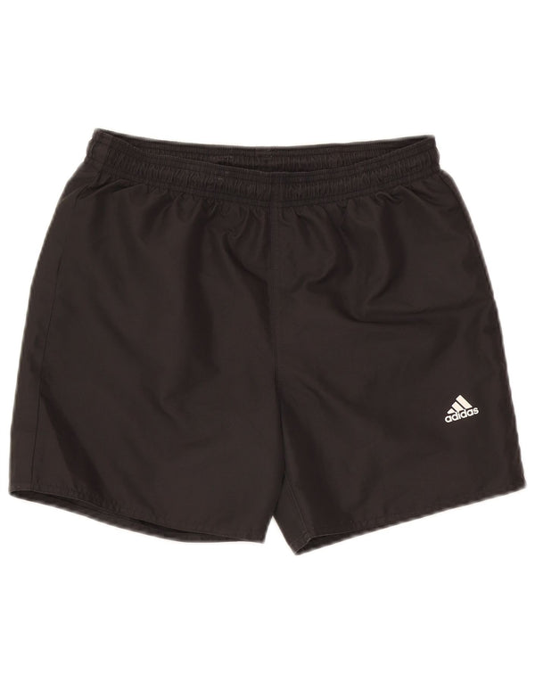 Adidas Sportshorts für Jungen, 13–14 Jahre, schwarzes Polyester