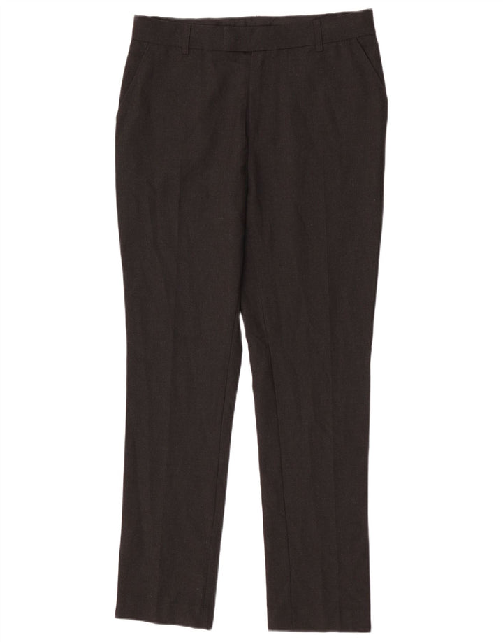 Marks & Spencer Slim-Anzughose für Jungen, 14–15 Jahre, W29 L29, grau, Polyester