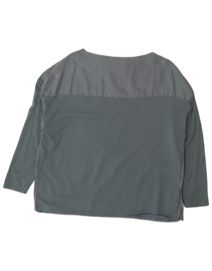 Übergroßes Blusenoberteil für Damen von Zara, Größe S, Größe S, Grau, Colourblock-Baumwolle