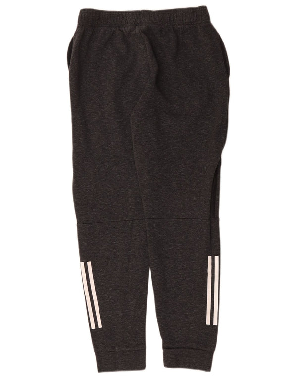 Adidas Jungen-Trainingshose, Jogginghose, 13–14 Jahre, graue Baumwolle