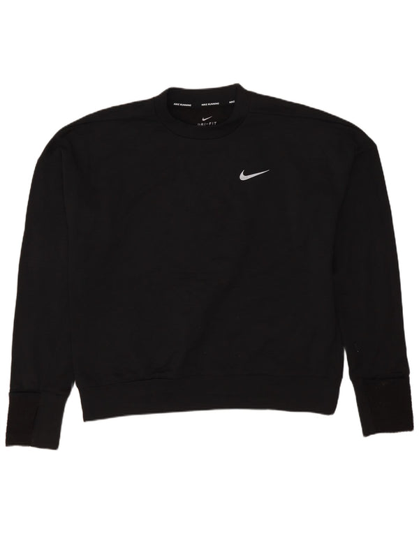 Nike Herren Dri Fit Loose Fit Sweatshirt Pullover XS Schwarz Polyester
