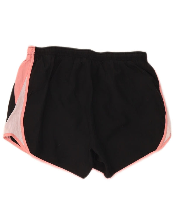 Nike Womens Loose Fit Sport Shorts UK 4 XS Schwarz Colourblock Sports