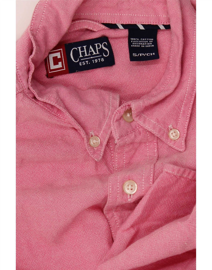 Chaps Herrenhemd, Größe S, rosa, Baumwolle
