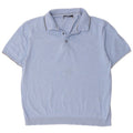 Marks & Spencer Herren-Poloshirt aus mittelblauer Baumwolle