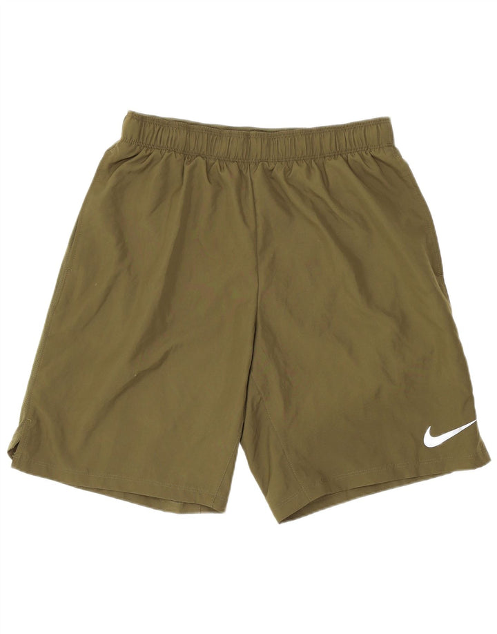 Nike Herren-Sportshorts, mittelgrün, Polyester, Sport