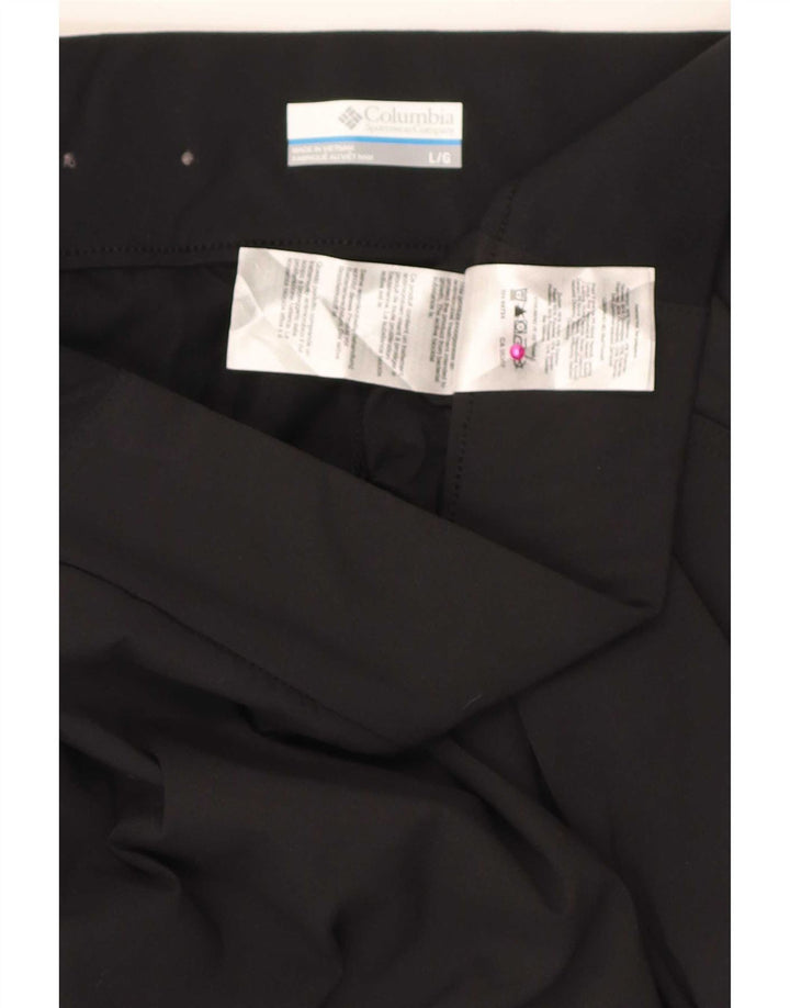 Columbia Damen-Minirock, Größe L, W34, schwarzes Nylon