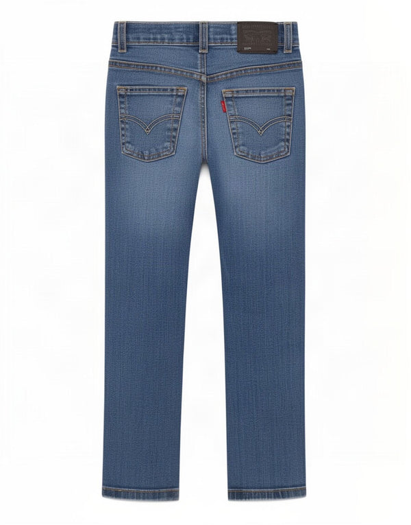 Levi's Jungen 511 Slim Jeans 5–6 Jahre W22 L20 Blaue Baumwolle