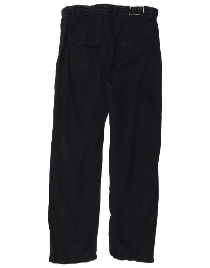Helly Hansen Gerade Damenhose W32 L31 Marineblaues Leinen