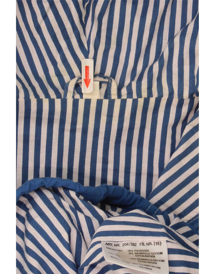 John F Gee Übergroße Anorakjacke mit Kapuze und Grafik für Jungen, 15–16 Jahre, Blau