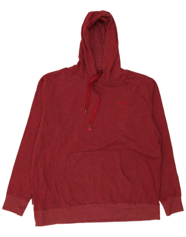 Mountain Warehouse Herren-Kapuzenpullover 2XL aus burgunderroter Baumwolle