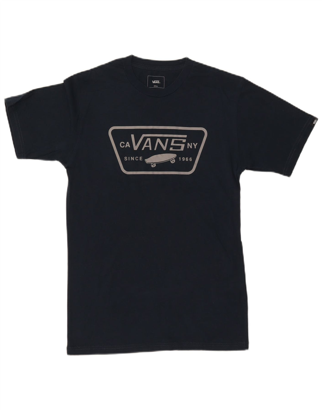 Vans Herren-T-Shirt mit klassischer Passform, Grafik, Größe S, Marineblau, Baumwolle