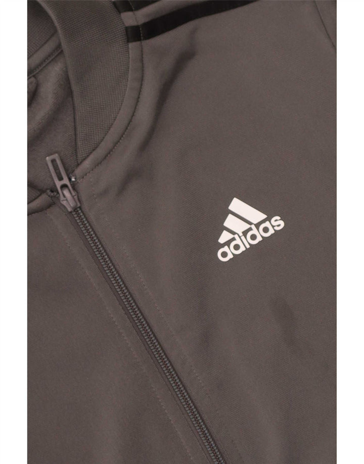 Adidas Herren Trainingsanzug Top Jacke XS Grau Polyester