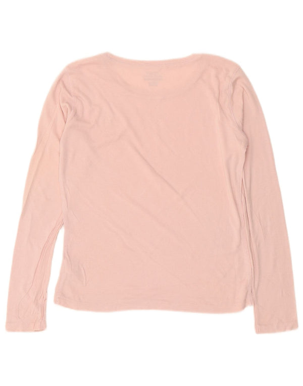 Polo Ralph Lauren Mädchen-Top, langärmelig, 15–16 Jahre, XL, Rosa, Baumwolle