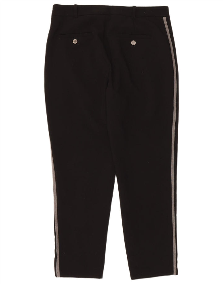 Schmale Chino-Hose für Damen von ZARA, Größe S, Schwarz, Farbblock