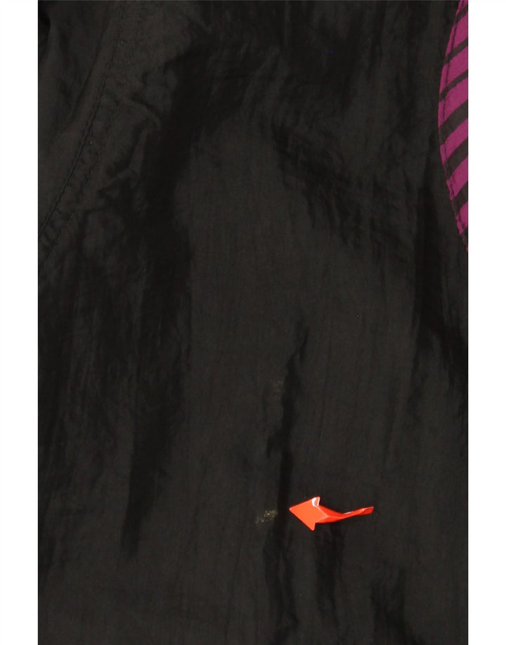 HEAD Womens Oversized-Trainingsanzug-Oberteiljacke UK 18 XL Schwarz Geometrisch