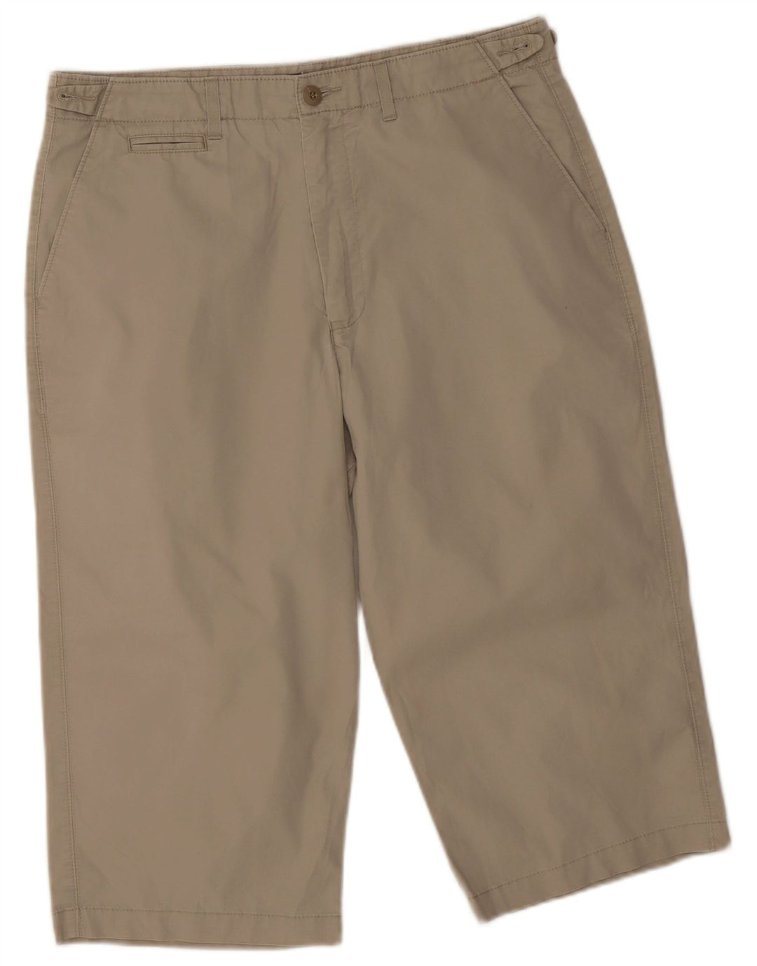 Marks & Spencer Herren Blue Harbour Bermudashorts W34 Large Beige Baumwolle