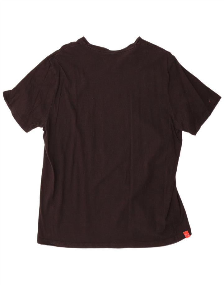 Puma Herren T-Shirt Top XL Schwarz Baumwolle