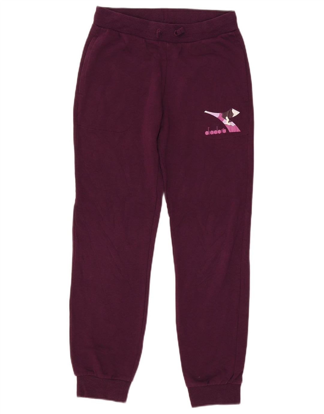 DIADORA Damen Trainingshose Jogger UK 18 XL Lila Tarnung