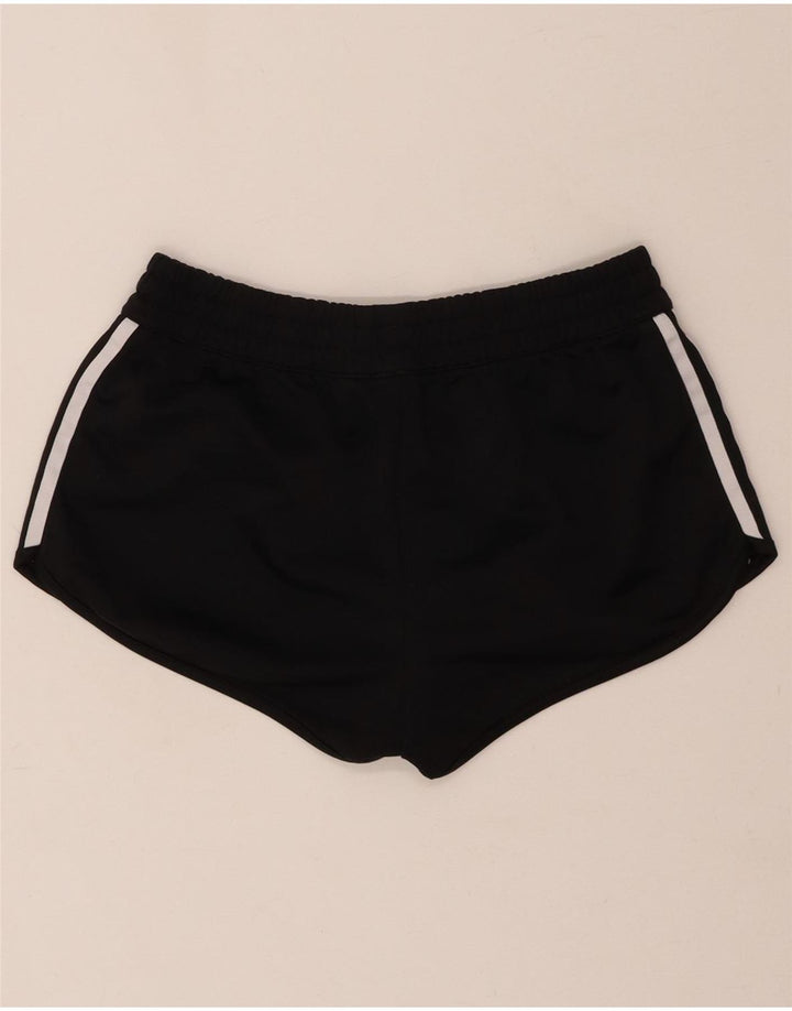 ADIDAS Womens Sport Shorts UK 14 Medium Black Polyester