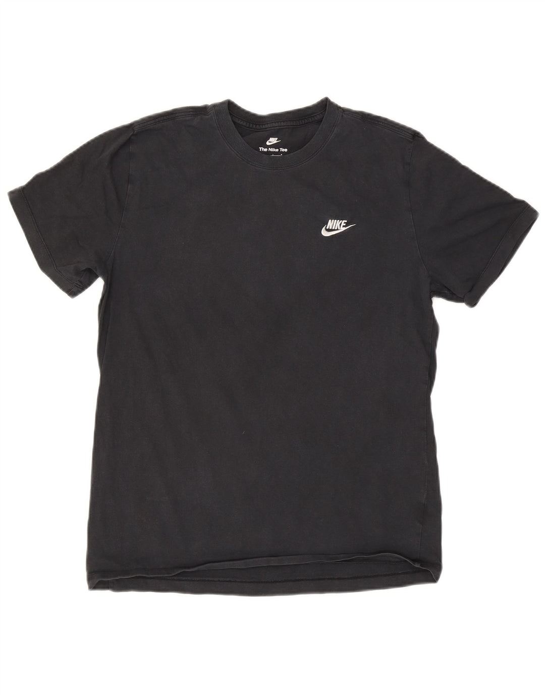 Nike Herren T-Shirt Top Large Schwarz Baumwolle