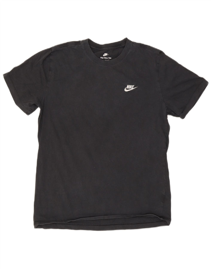Nike Herren T-Shirt Top Large Schwarz Baumwolle